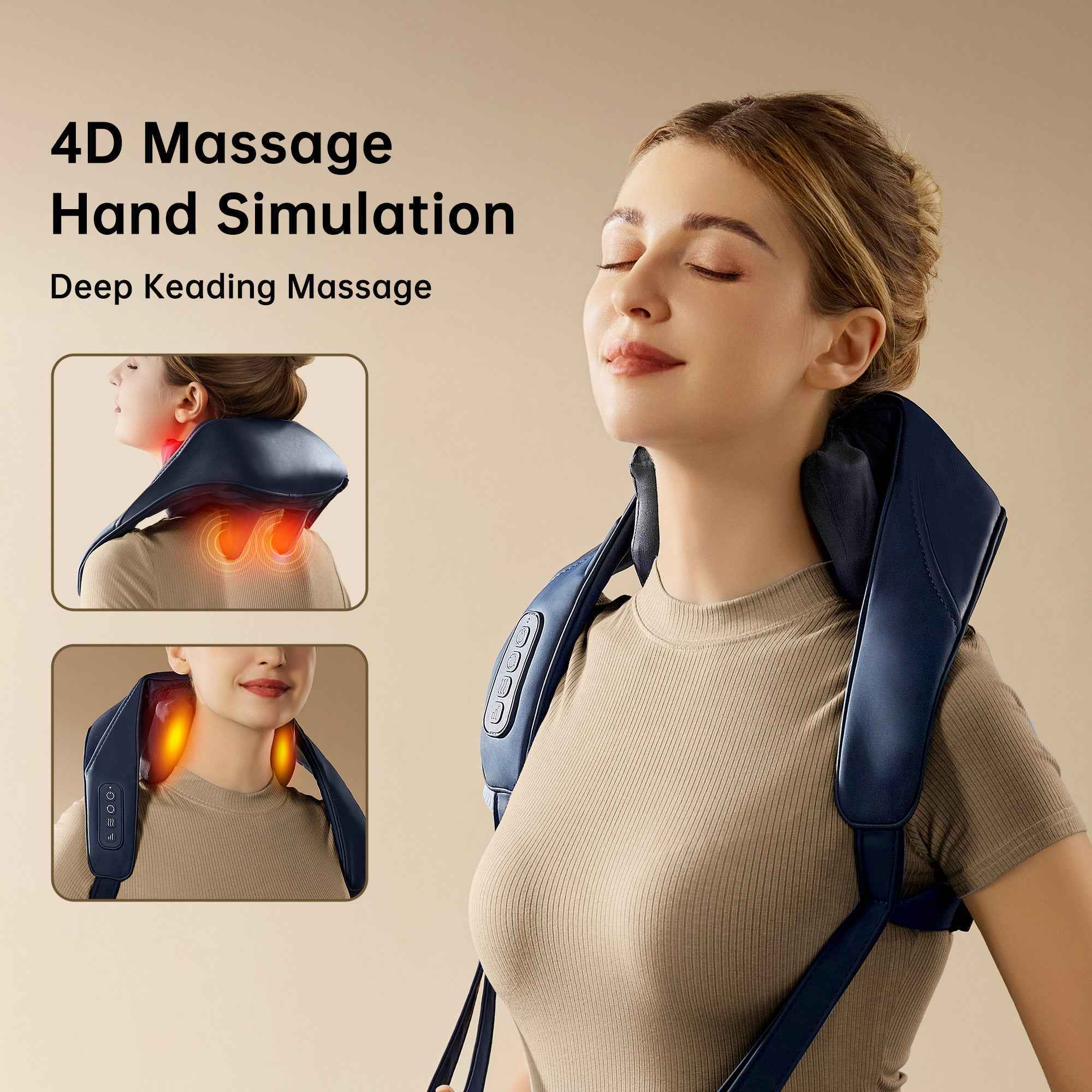 Cordless Shiatsu Neck and Back Massager