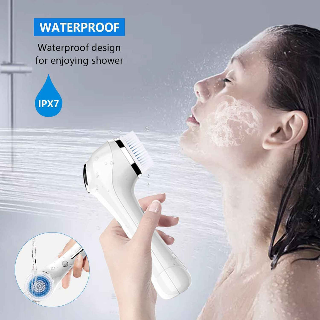 3 in 1 Rechargeable Facial Cleansing Exfoliating Brush