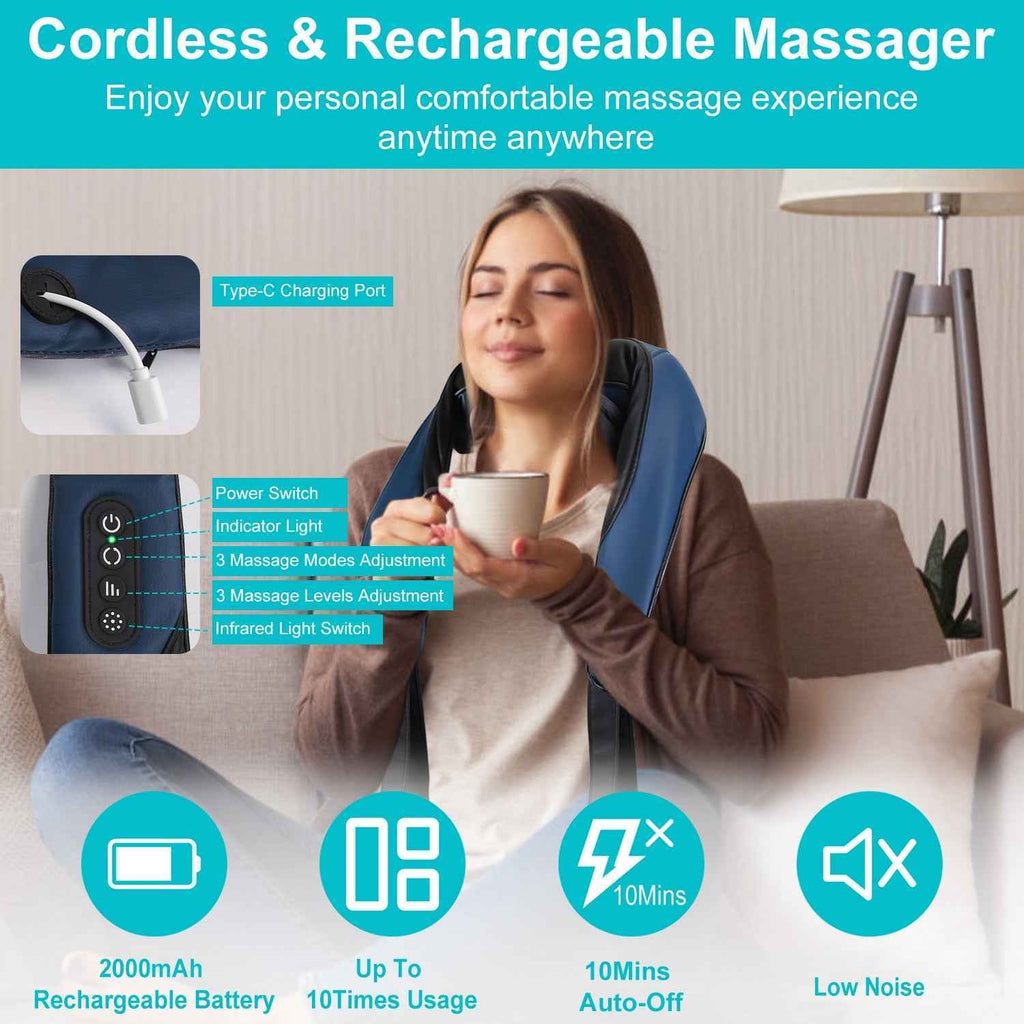 Electric Shiatsu Neck and Shoulder Massager