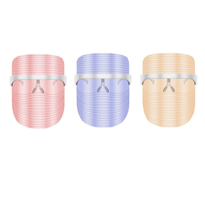 LED Three-color Skin Rejuvenation Beauty Mask