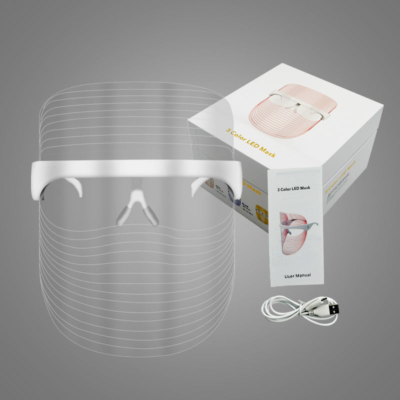LED Three-color Skin Rejuvenation Beauty Mask