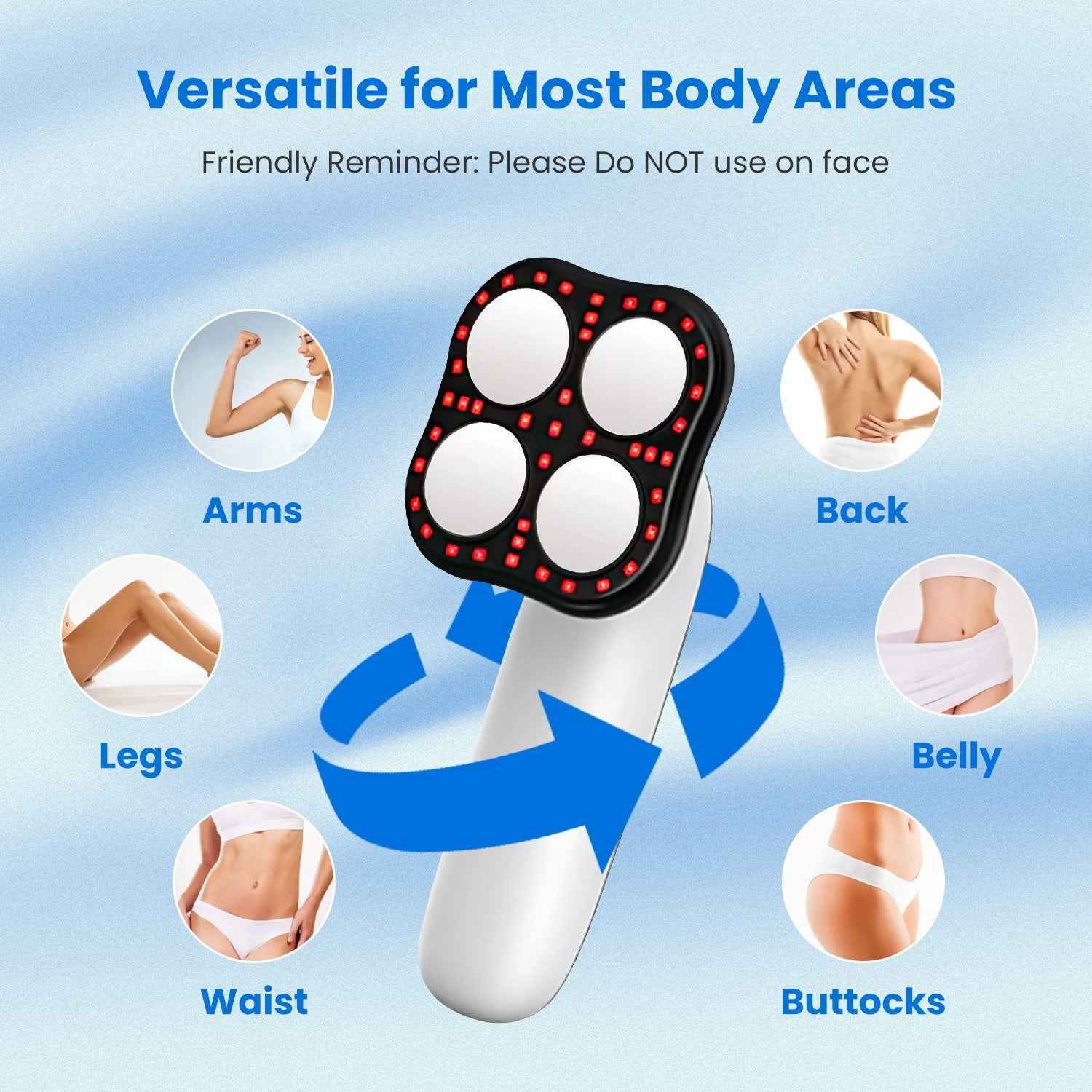 Cordless Body Shaping Anti Cellulite Heating Massager