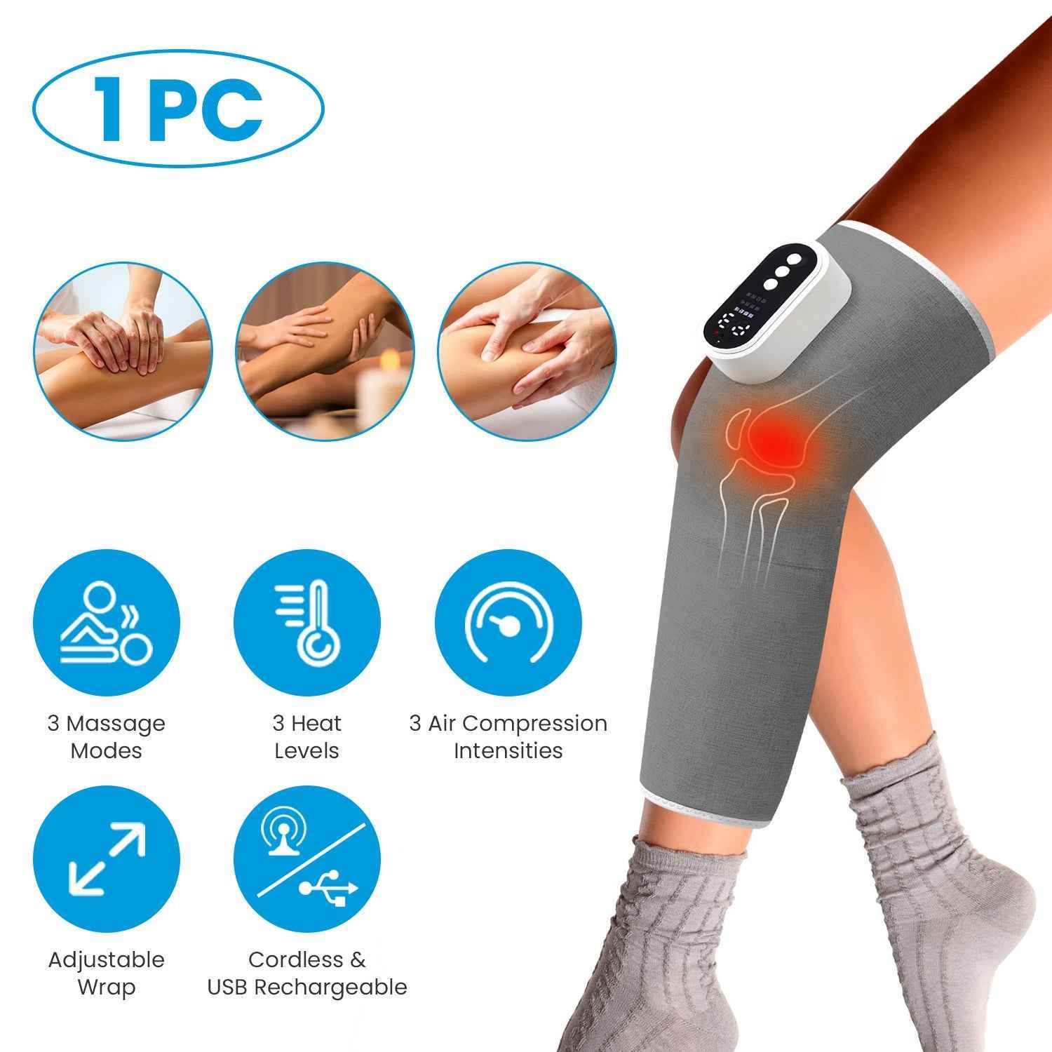Knee and Leg Air Compression Massager