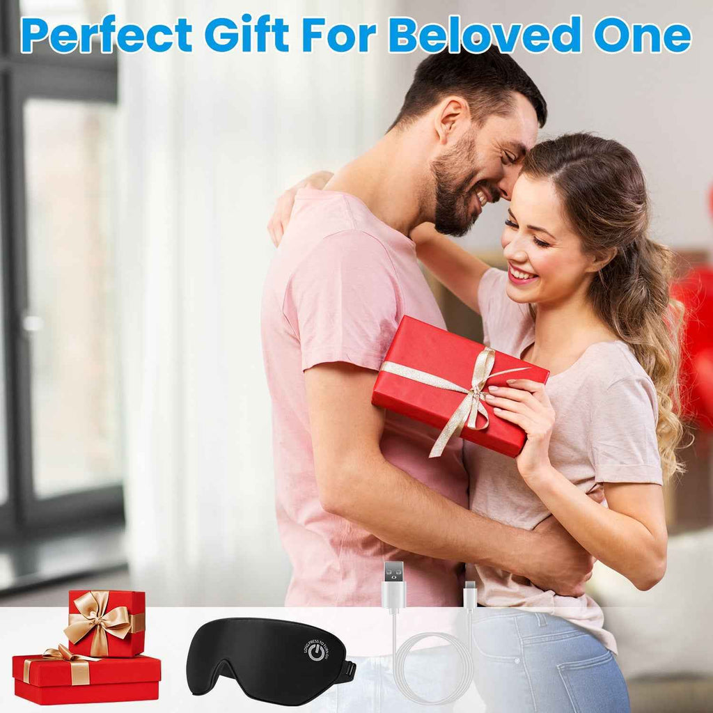 Cordless Rechargeable Silk Compress Heating Eye Mask