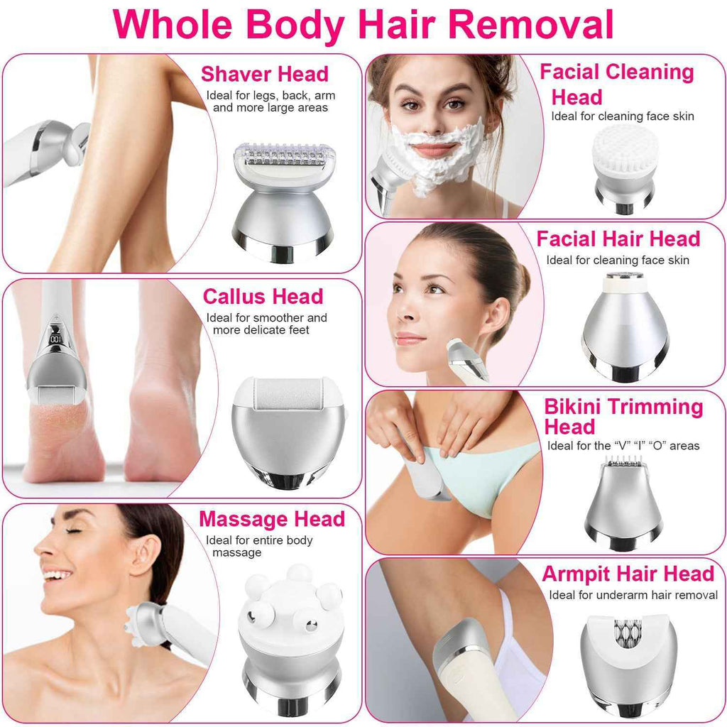 7 In 1 Rechargeable Electric Epilator for Women