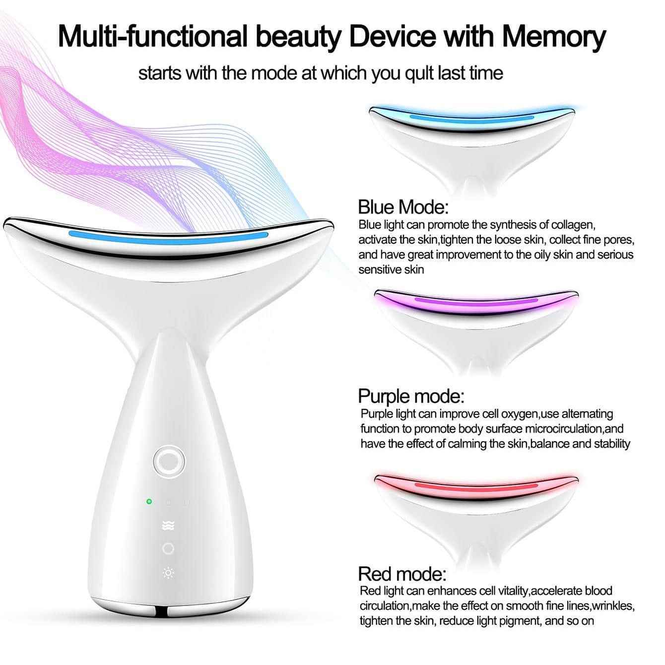 Face And Neck Firming Tightening Ultrasonic Massager