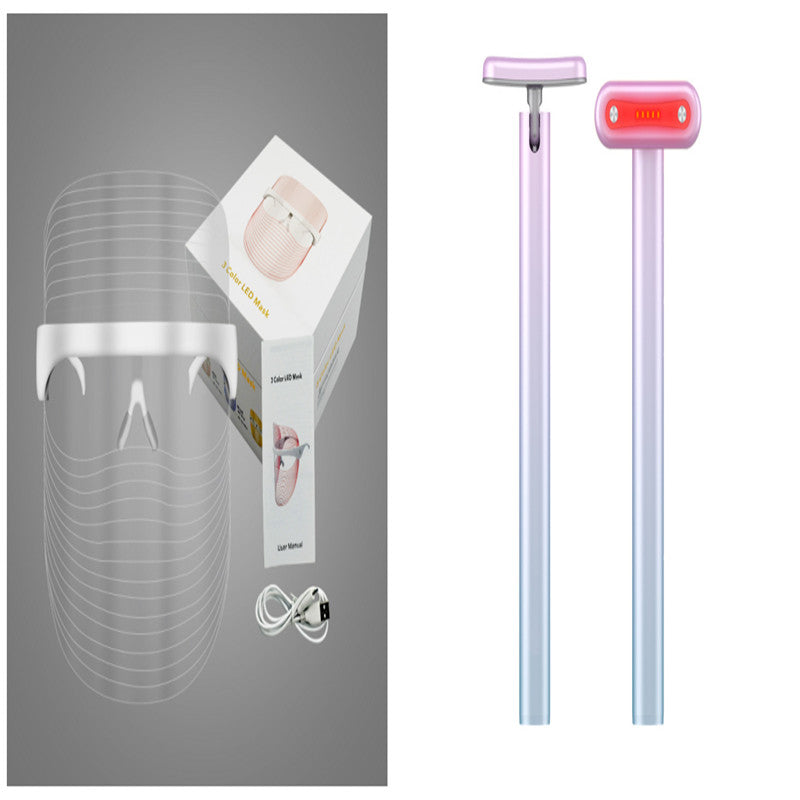 LED Three-color Skin Rejuvenation Beauty Mask