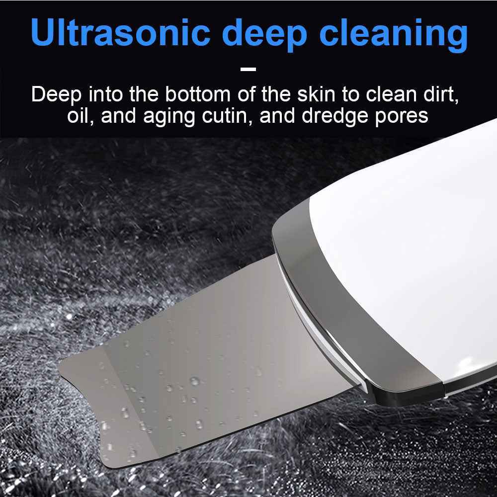Rechargeable Electric Ultrasonic Facial Cleanser Spatula