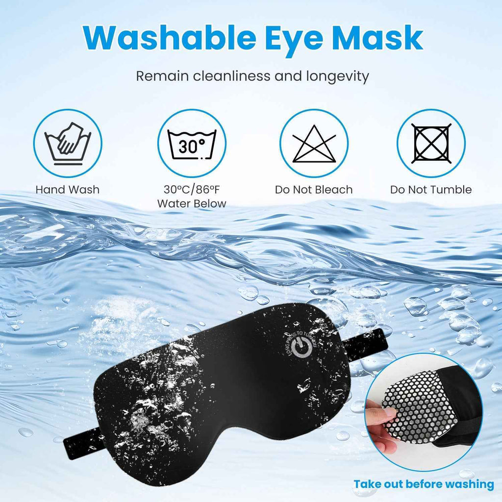 Cordless Rechargeable Silk Compress Heating Eye Mask