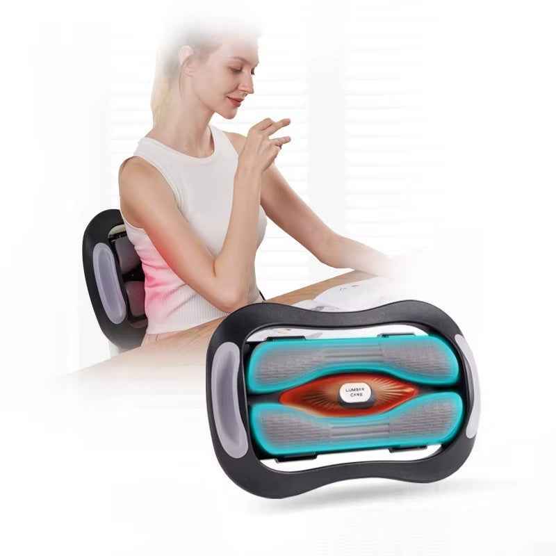 Electric Multi-Frequency Vibration and Heating Lumbar Traction Device