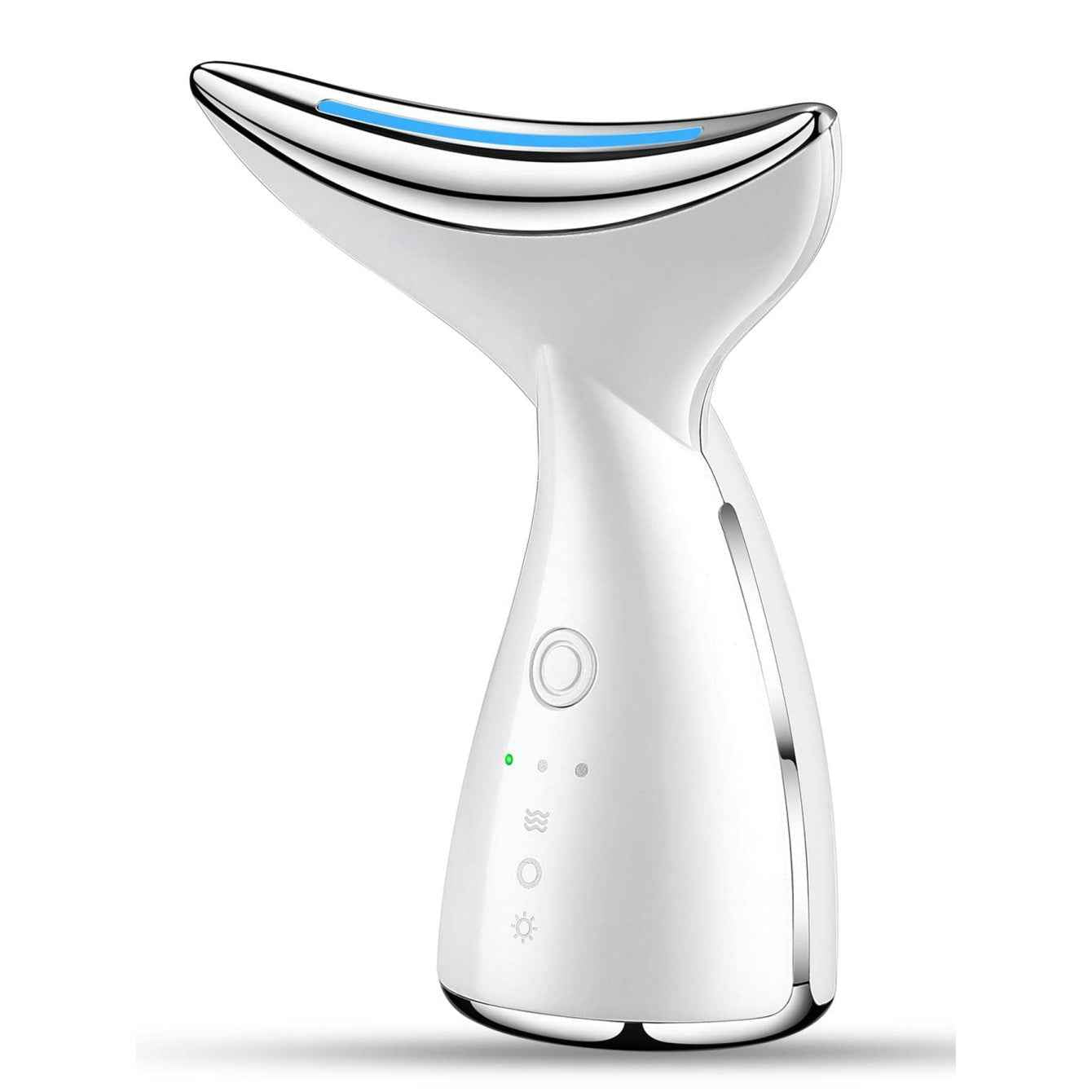 Face And Neck Tightening Device, Firm And Tightens Sagging Skin Face Neck Massager, Beauty Facial Massager For Women And Men - White - SYVELYA LABS