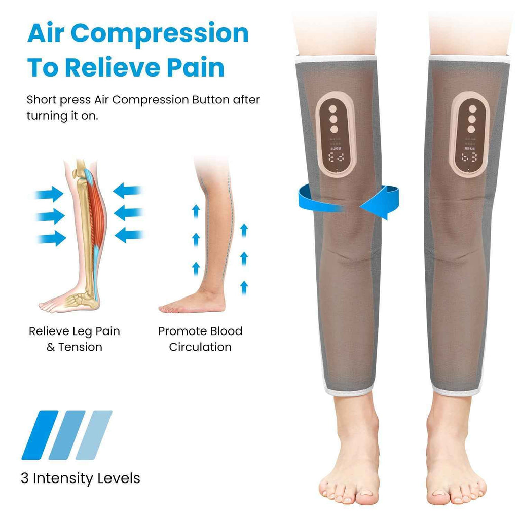Cordless Heating Air Compression Knee Massager