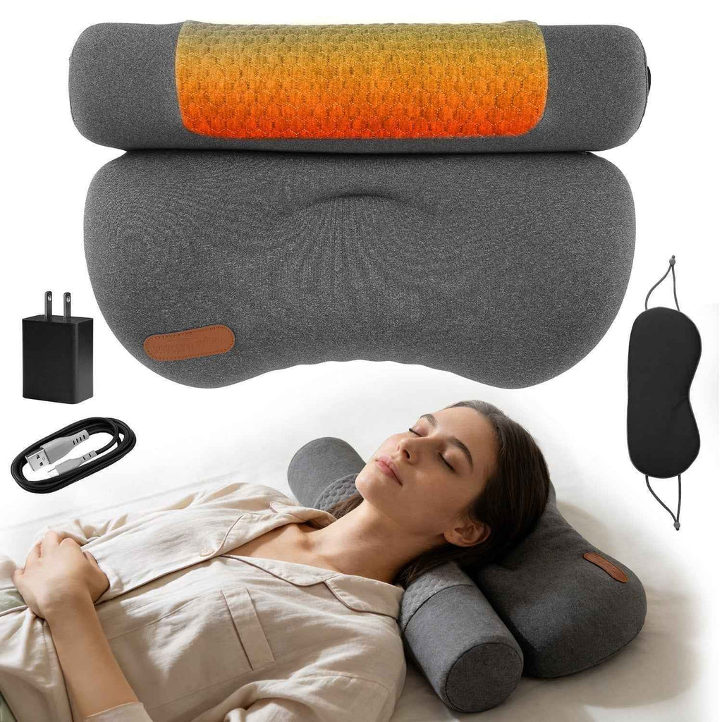 USB Heated Memory Foam Cervical Pillow
