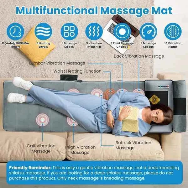 Full Body Electric Heating Massage Mat