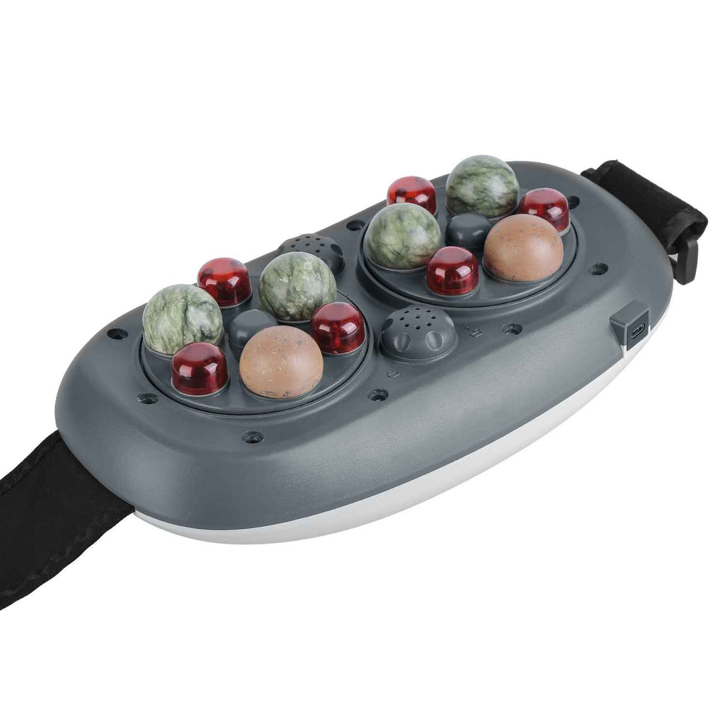 1Pc Abdominal Massager Anti Cellulite Remover Machine Electric Stomach Tummy Massager Automatic Bian Stone Kneading Massager With 5 Modes 3 Heat 3 Speeds 3 Timers For Belly Flattening Indigestion Stom - SYVELYA LABS