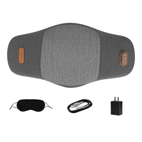 2 In 1 Electric Lumbar Massager Pillow with Heat & Vibration