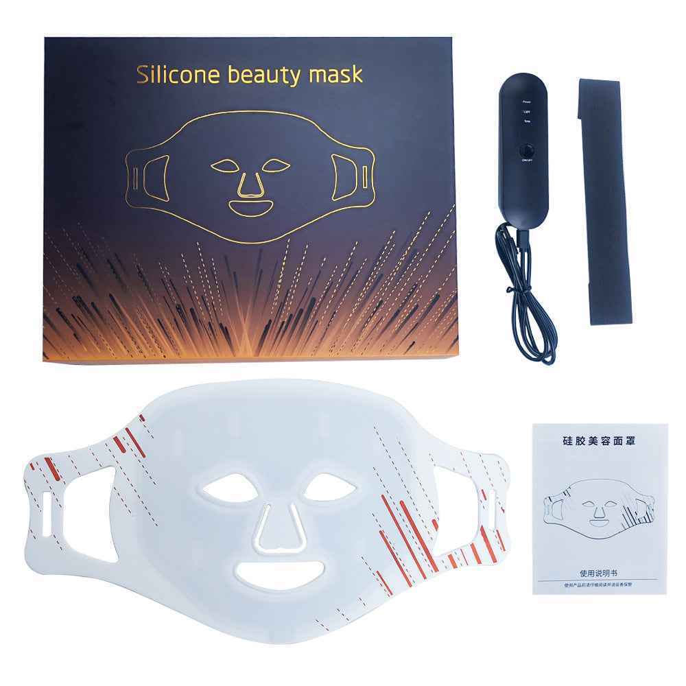 Silicone LED Photon Skin Rejuvenation Beauty Mask