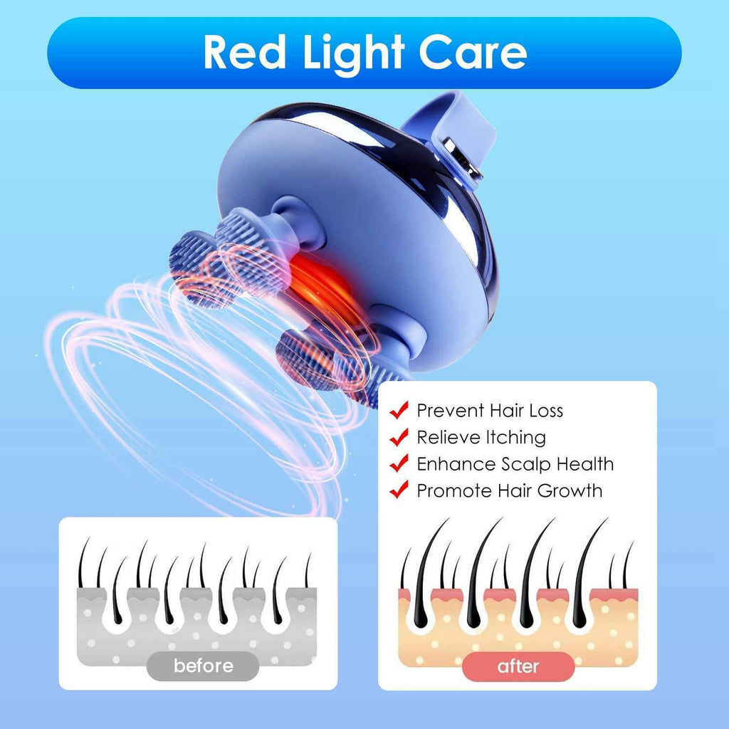 Electric Rechargeable Waterproof Scalp Massager