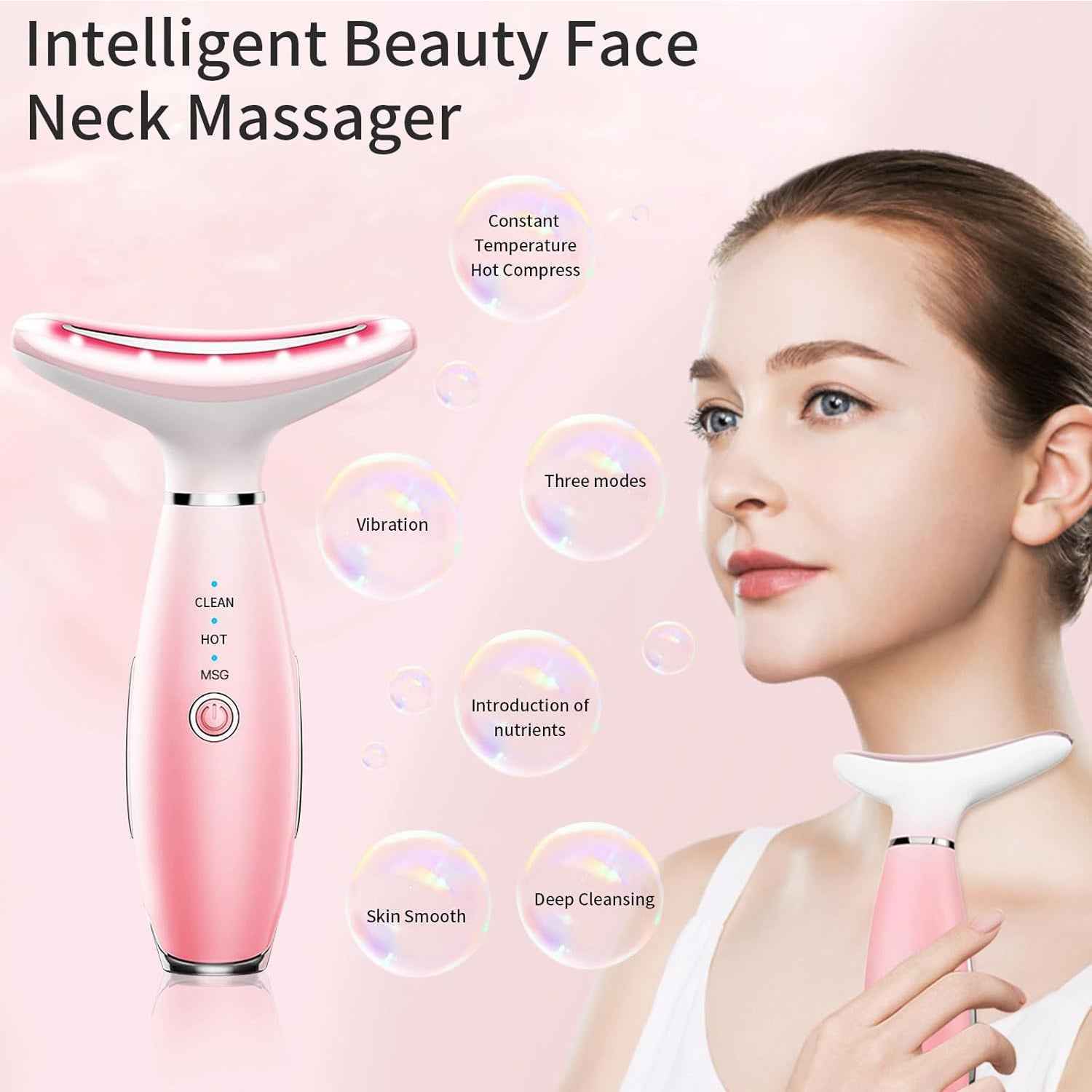 Ultrasonic Face and Neck Sculpting Massager