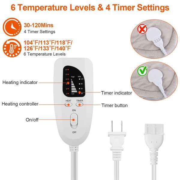 Electric Neck and Shoulder Heating Pad
