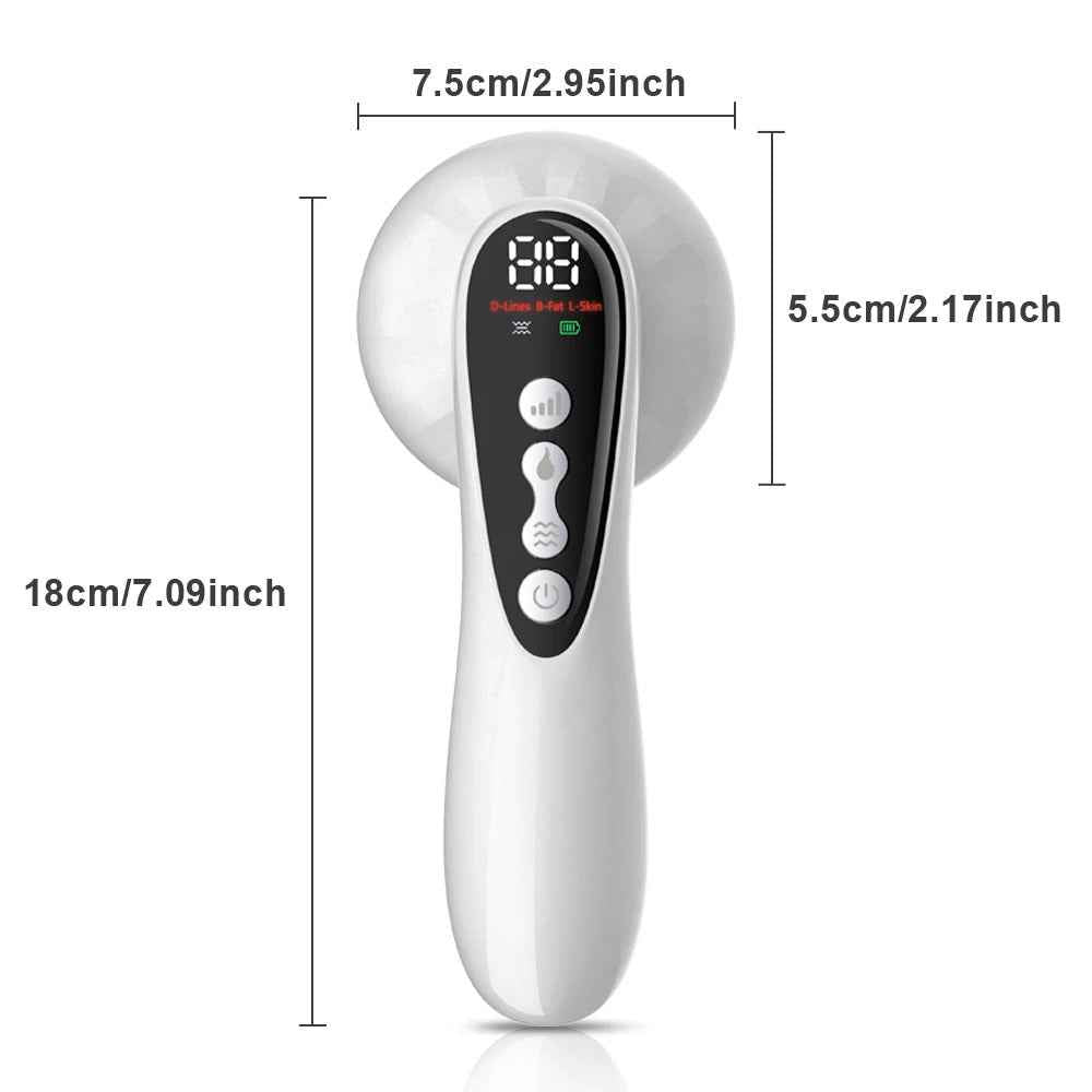 Upgrade 5-In-1 Body Sculptor - Body Sculpting Massager For Stomach, Arms, Legs, & Love Handles - Anti Cellulite Massage Too, Lymph Drainage Machine, & Skin Tightening - SYVELYA LABS
