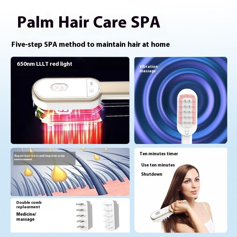 Hair Growth Red Light Massage Comb Scalp Treatment