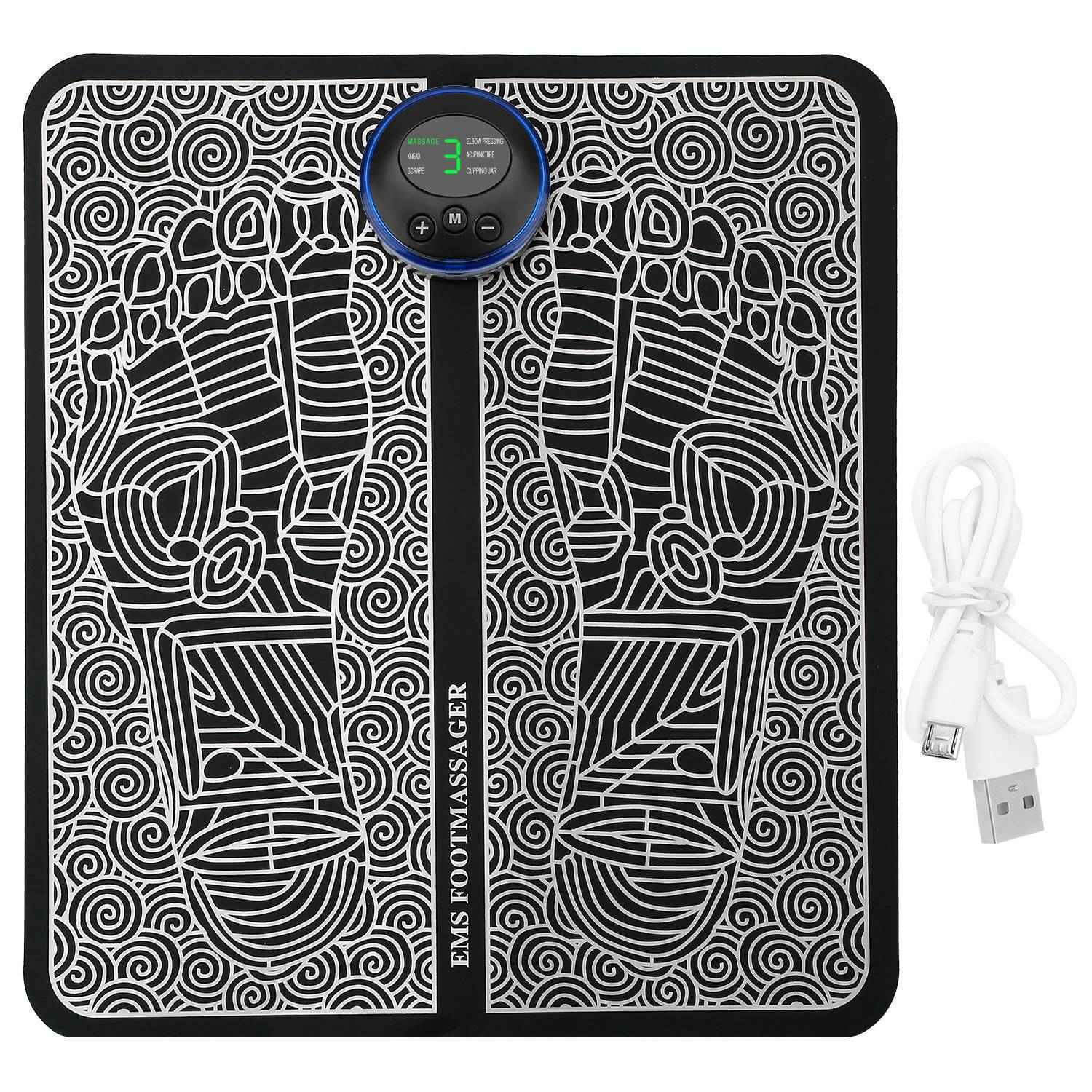 Rechargeable Electric EMS Stimulation Foot Massage Pad