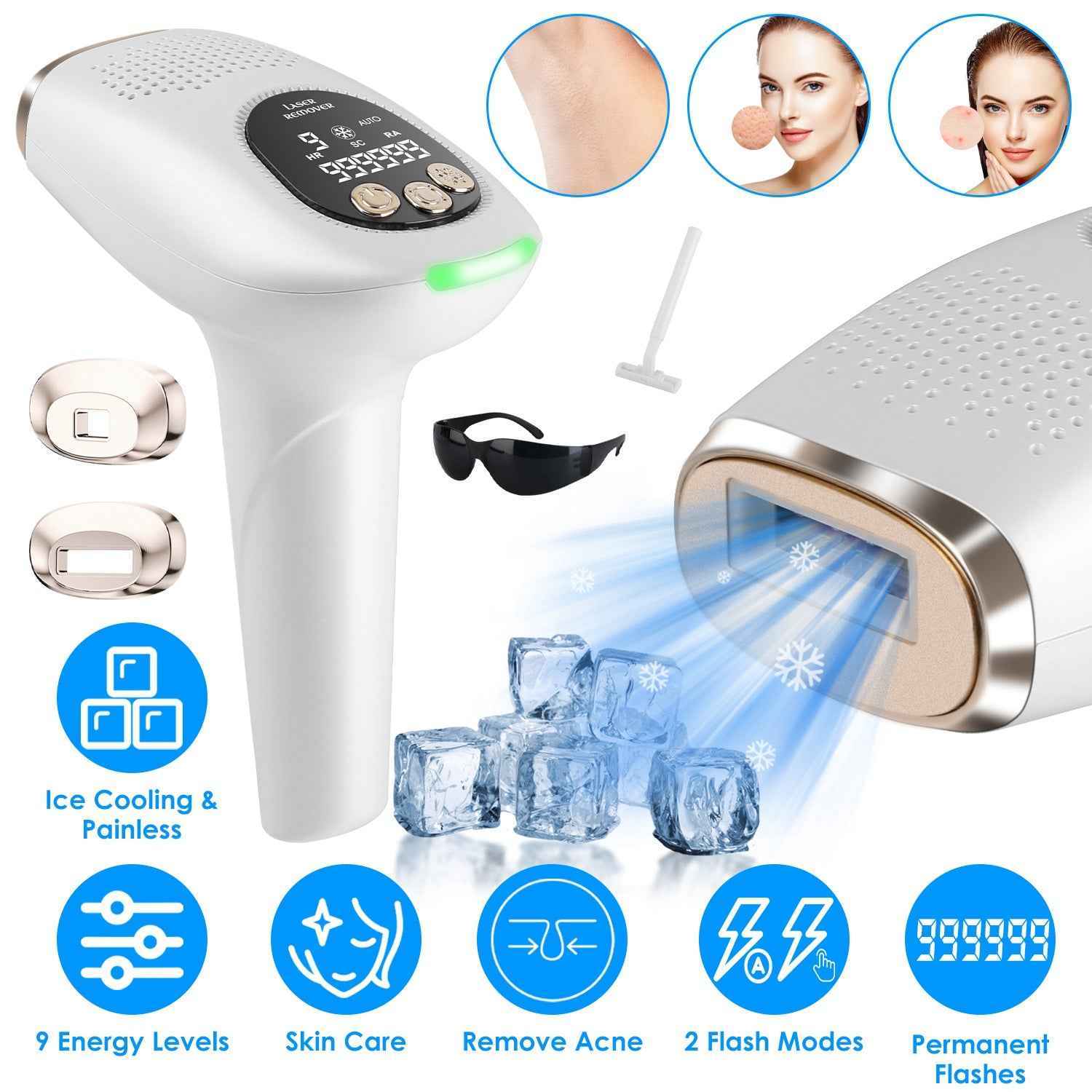 3 In 1 Permanent Laser Hair Removal