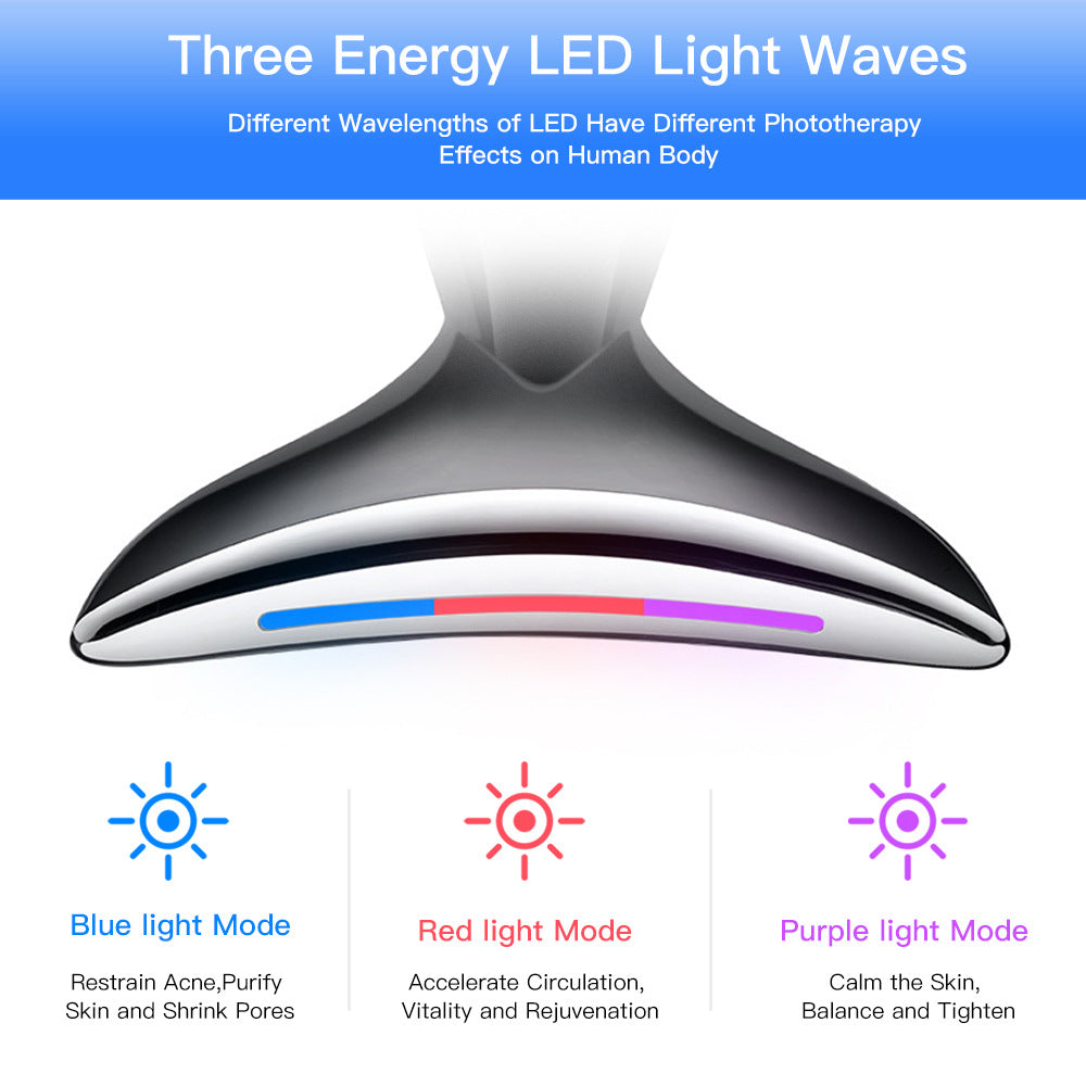 3-Colors Microcurrent Neck and Face Device - SYVELYA LABS