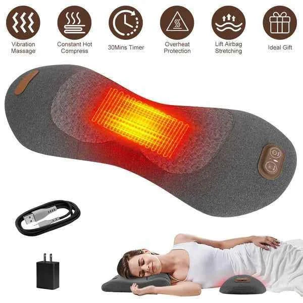 3 In 1 Electric Memory Foam Lumbar Massager