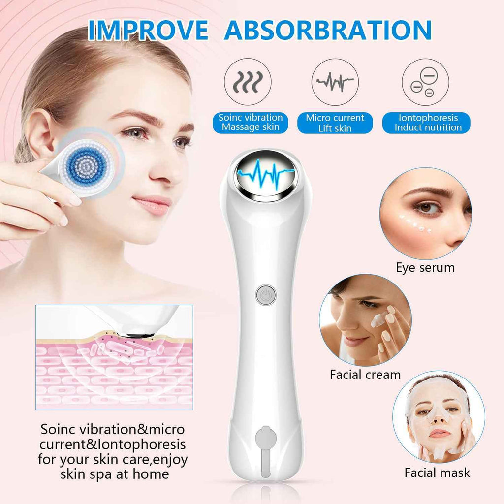 3 in 1 Rechargeable Facial Cleansing Exfoliating Brush