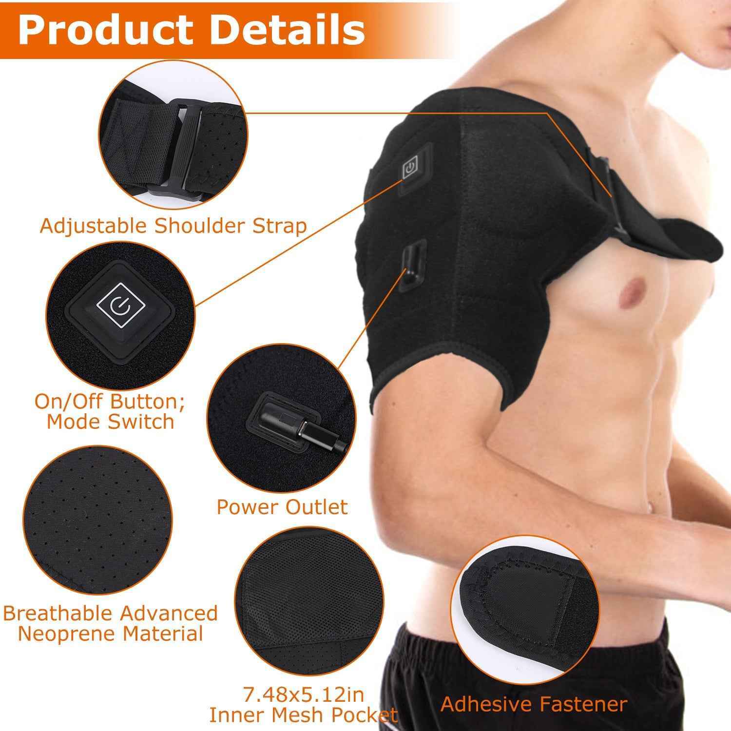 Electric Shoulder Wrapping Heating Brace