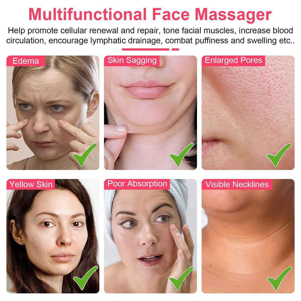 Rechargeable Intelligent Face and Neck Tightening Lifting Massager