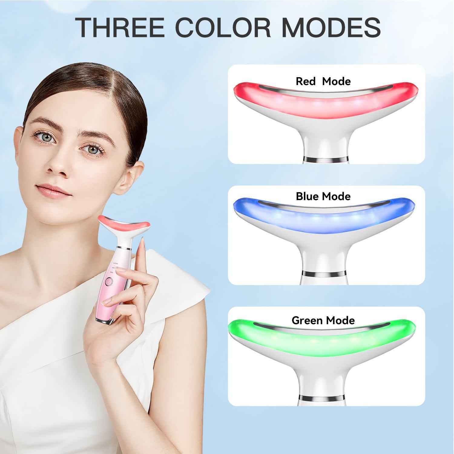 Ultrasonic Face and Neck Sculpting Massager