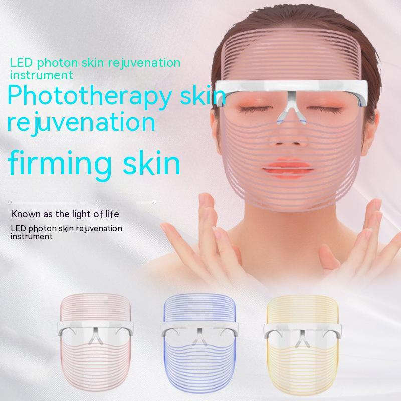LED Three-color Skin Rejuvenation Beauty Mask