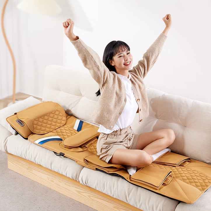Relaxing Stretch Waist Massage Heating Mattress