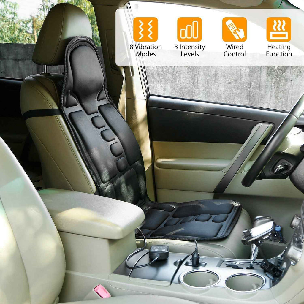 Electric Vibrating Heating Back Massager Cushion