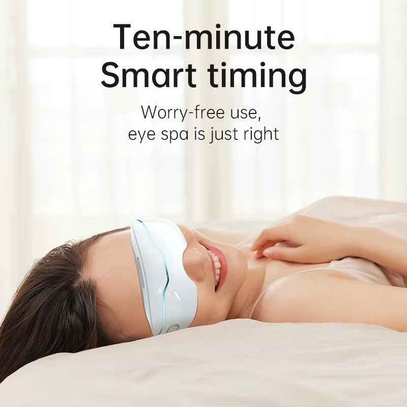 Smart Electric Eye Spa Air Compression Massager with Warming and Cooling Funtions