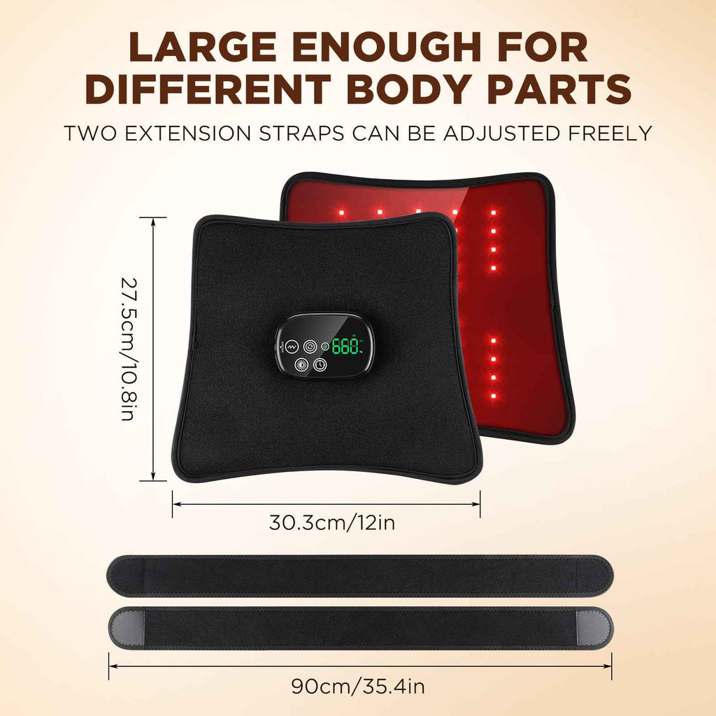 Rechargeable Portable Red Light Pad - Experience Soothing Relaxation Anywhere - SYVELYA LABS