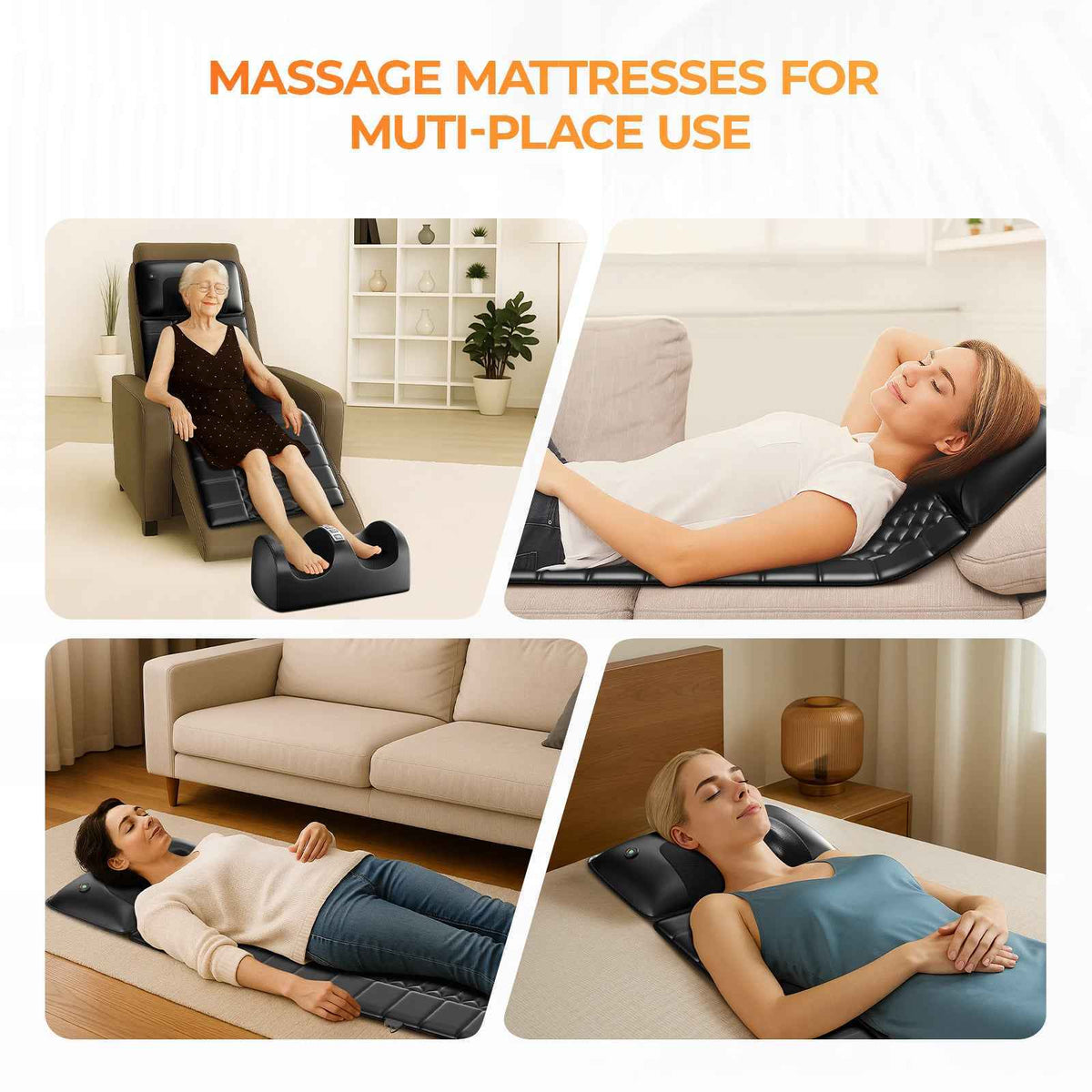 12V Electric Heating Body Massage Cushion