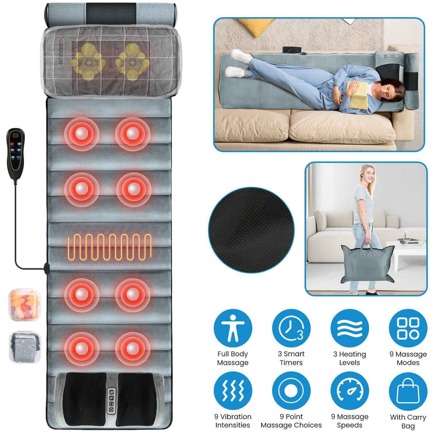 Advanced Full Body Electric Massage Mat